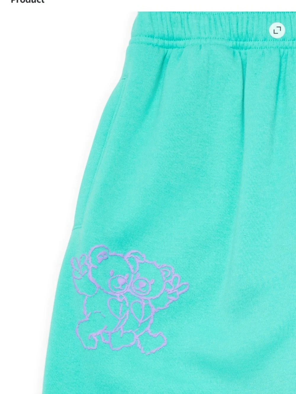 Way To Celebrate Girls Surfside Blue Graphic Jogger Sweatpants Size 6/7 NWT